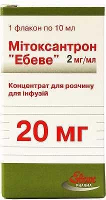 Митоксантрон 20мг 10мл №1 конц. д/інф.